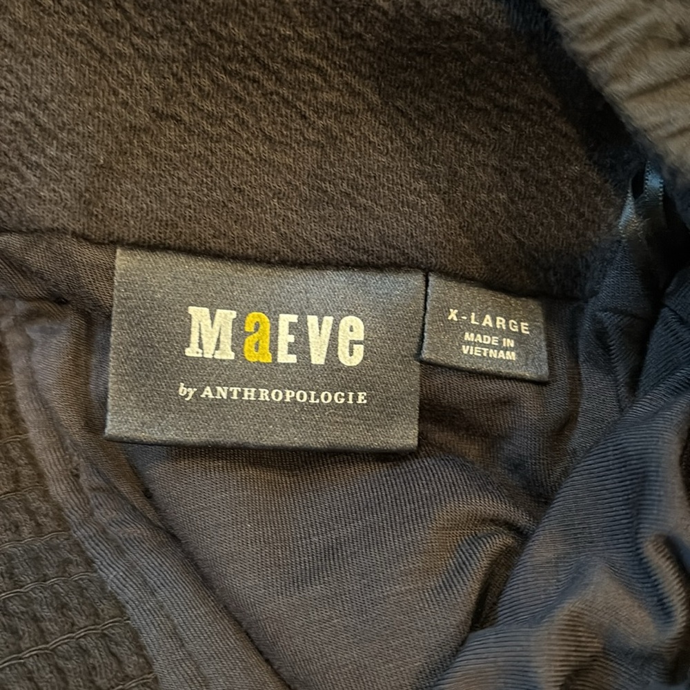 Maeve Puff Sleeve Mini Dress Black Size XL - Picture 12 of 16